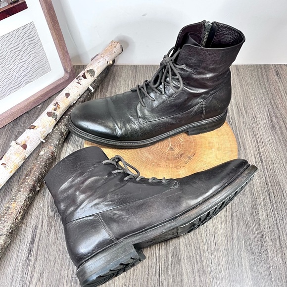 *Blackstone | MM08 Lace Up Leather Boots in Brown Size 47/13 US - Picture 3 of 16